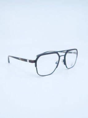 J.F. Rey JF3032 0098 Stainless Stain Steel & Brown Aviator New Men's Eyeglasses.